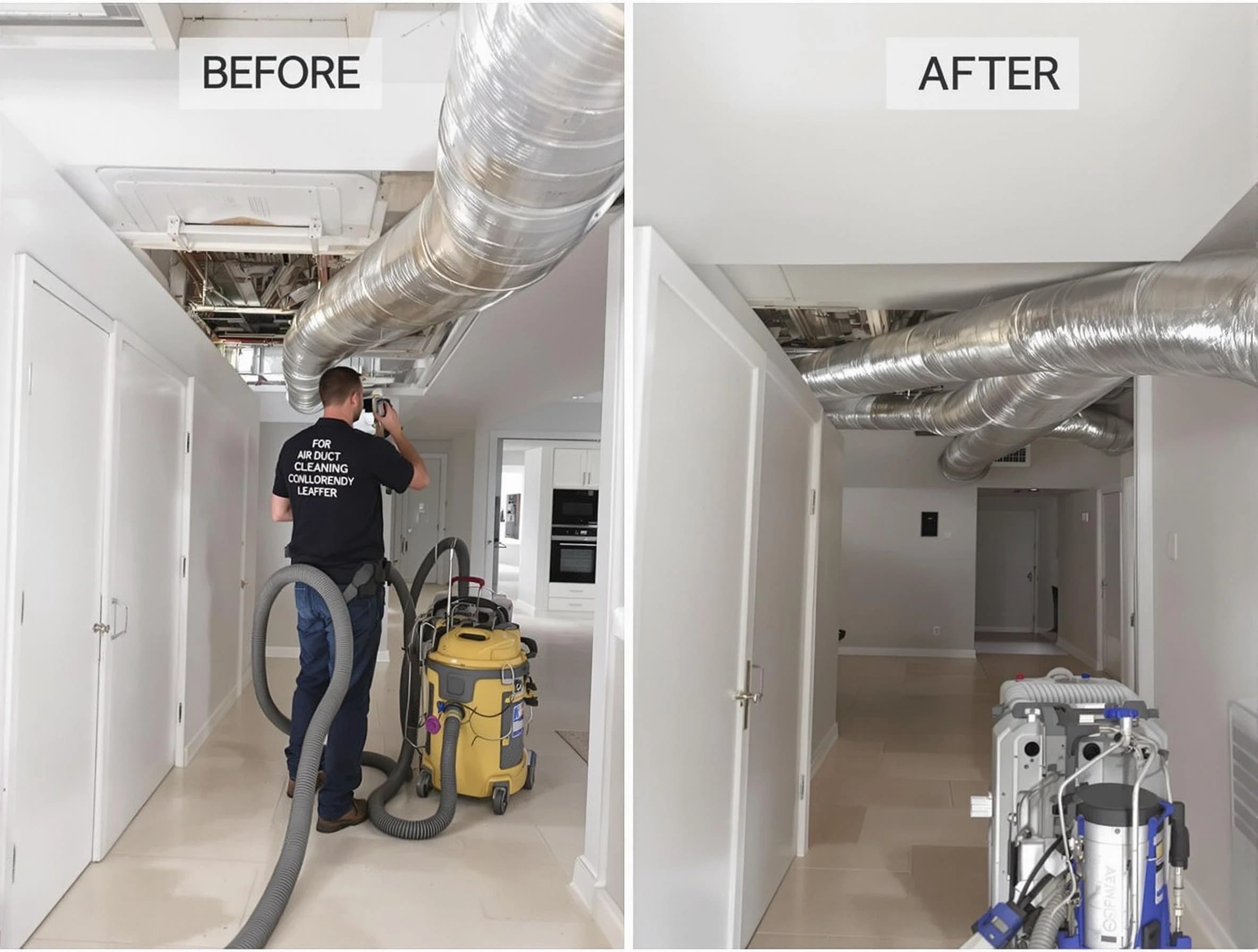 White City Air Duct Cleaning professional performing thorough air duct cleaning in White City