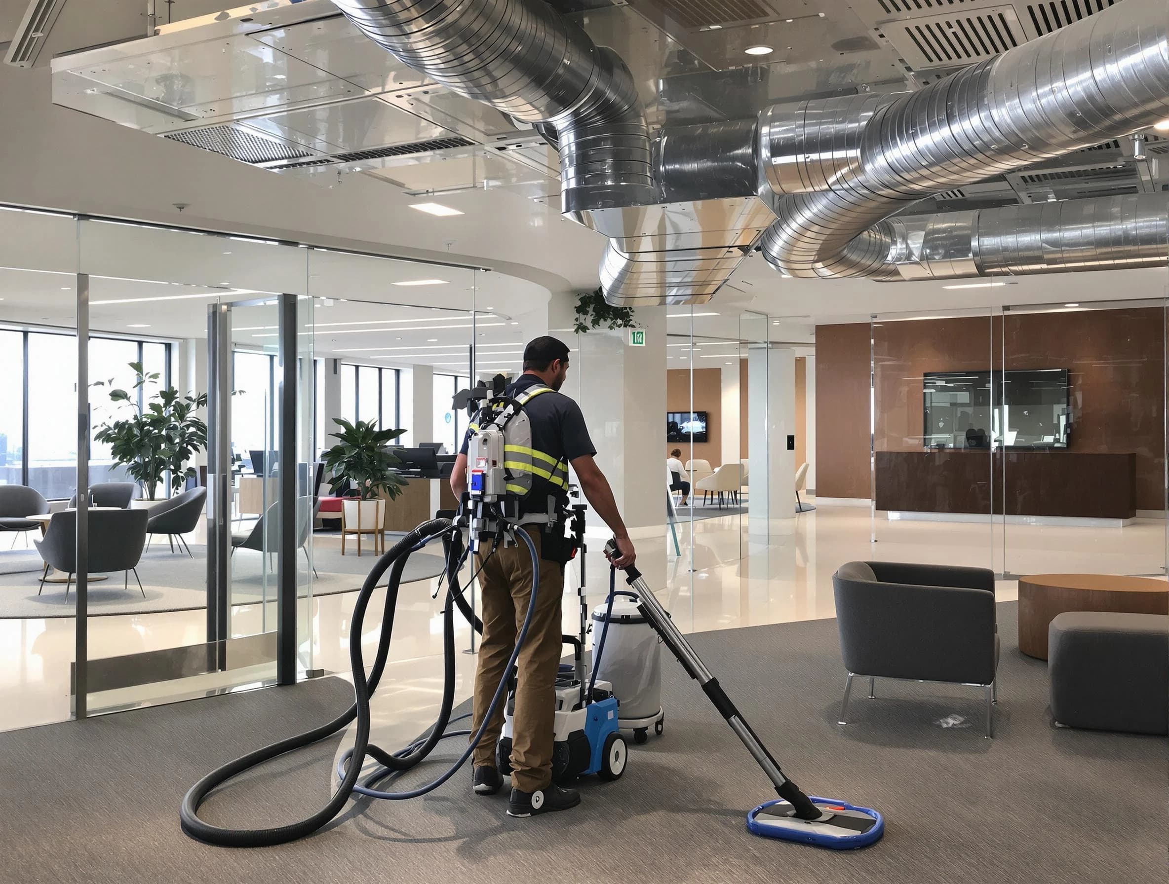 Commercial duct cleaning service by White City Air Duct Cleaning in White City