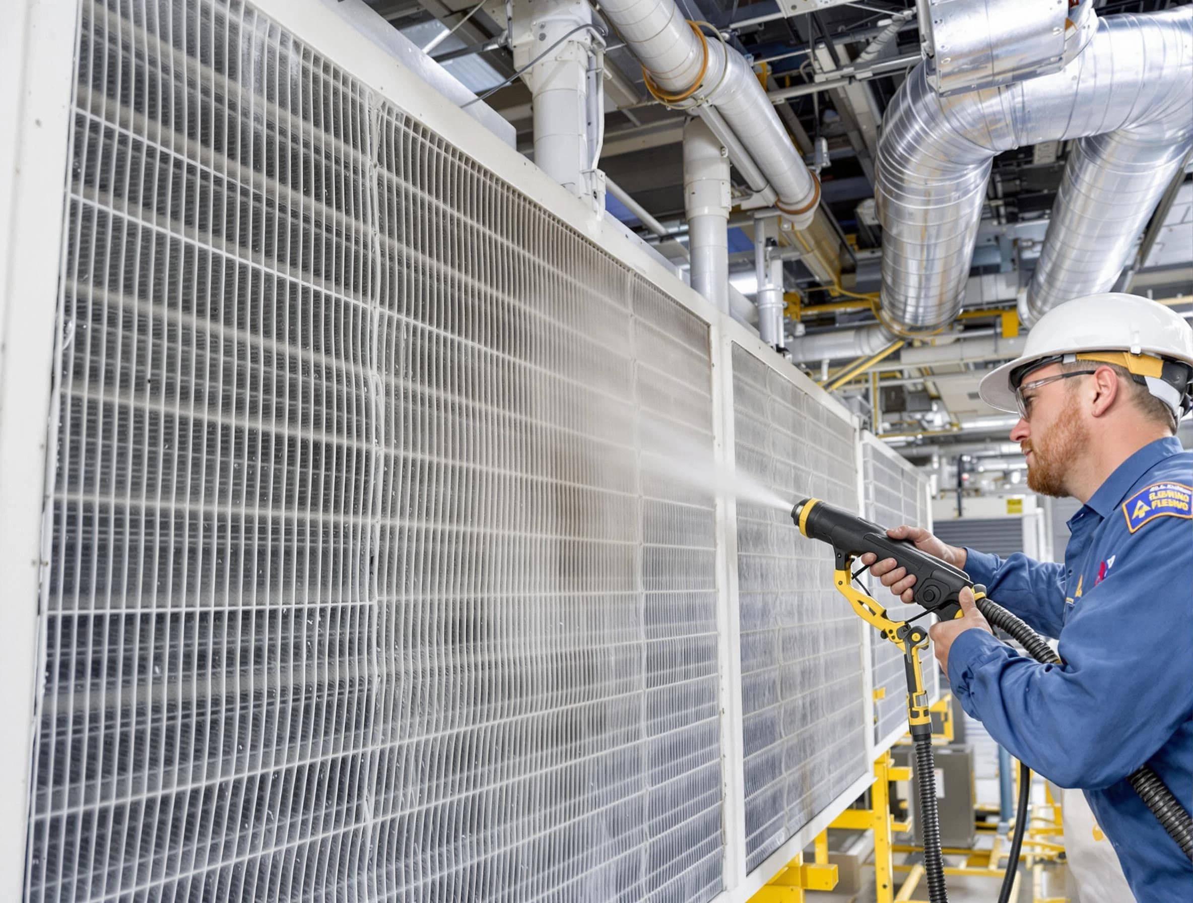 Professional commercial coil cleaning by White City Air Duct Cleaning in White City