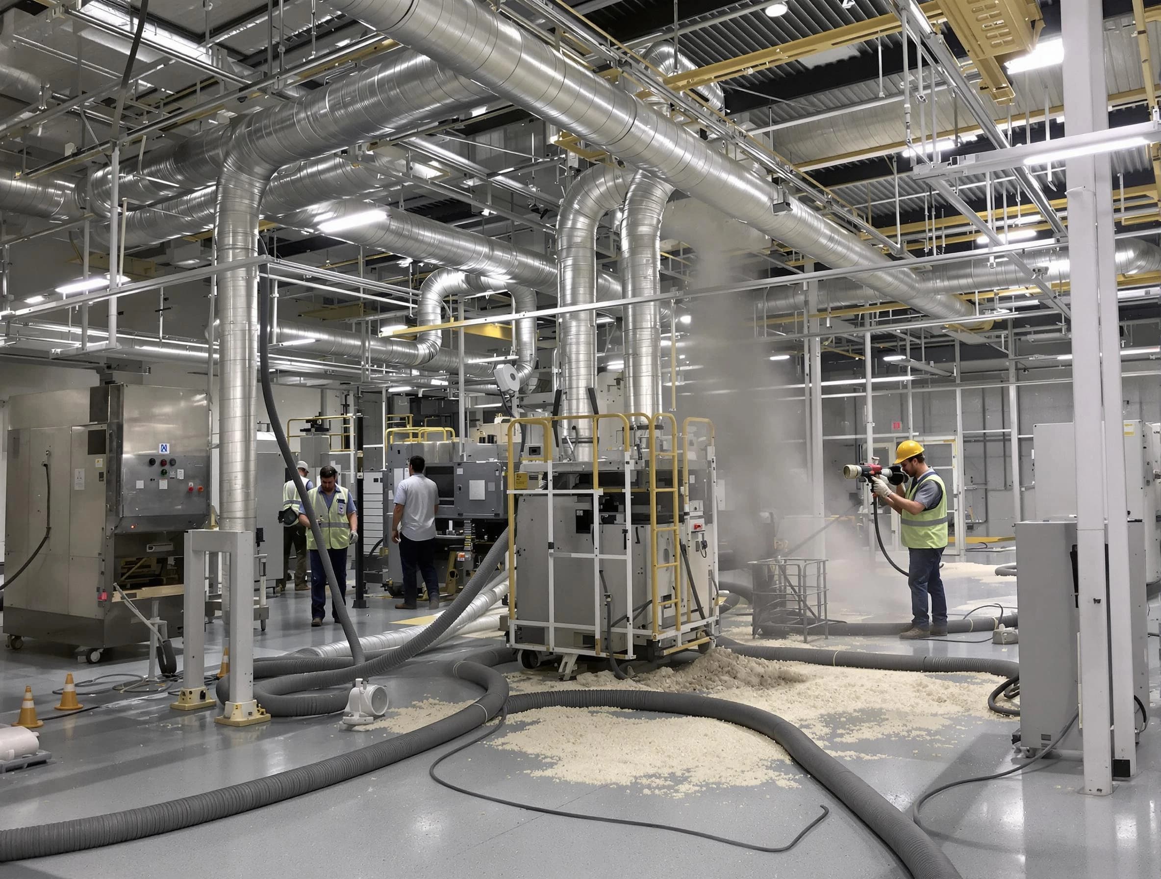 Heavy-duty industrial duct cleaning by White City Air Duct Cleaning in White City