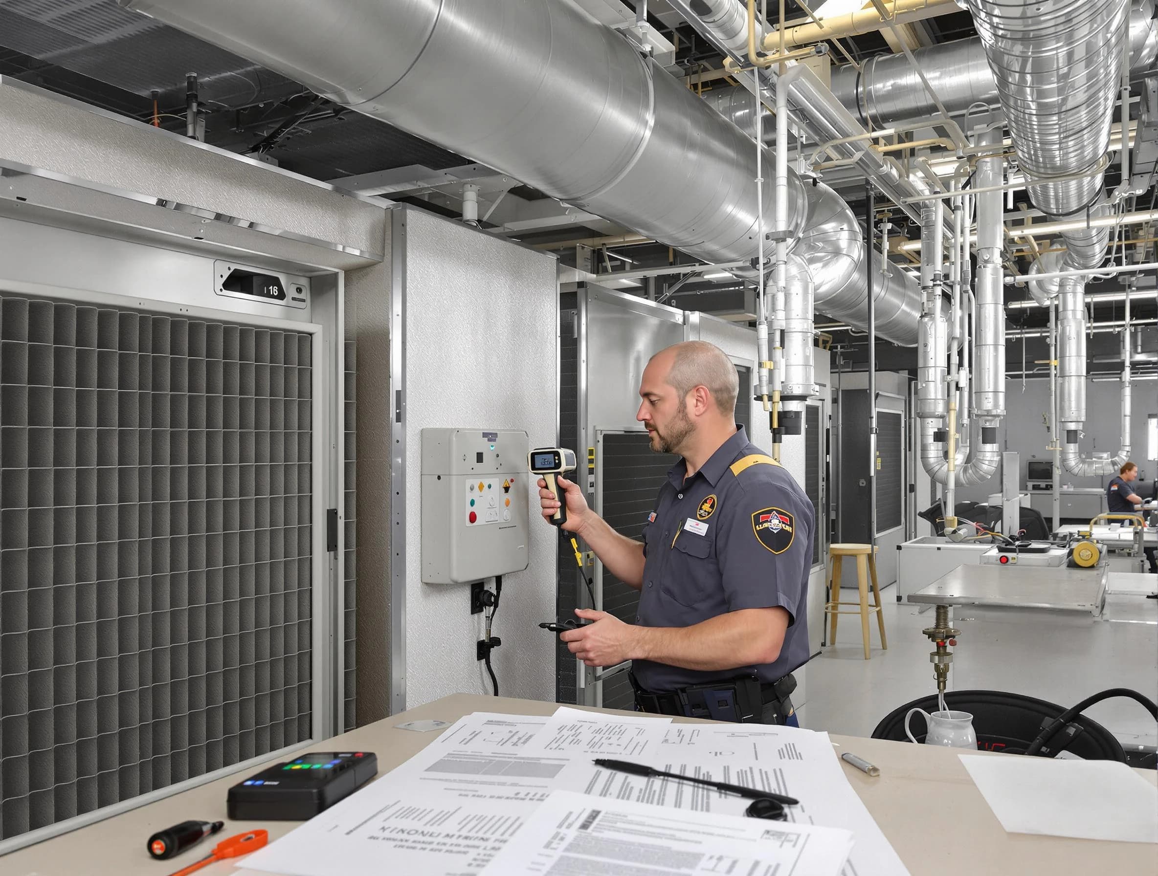 Professional filter system inspection by White City Air Duct Cleaning in White City