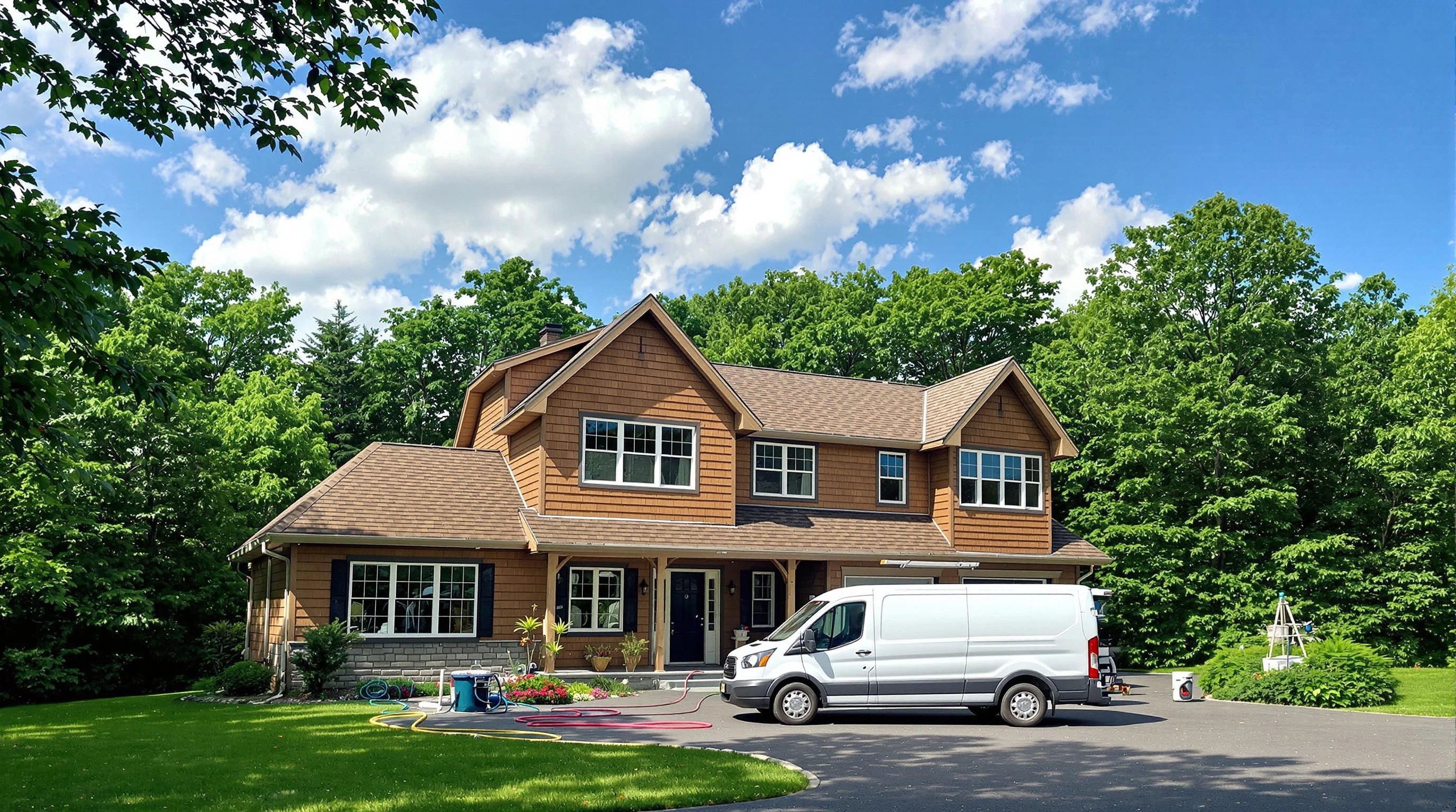 White City Air Duct Cleaning air duct cleaning crew working in Draper, UT