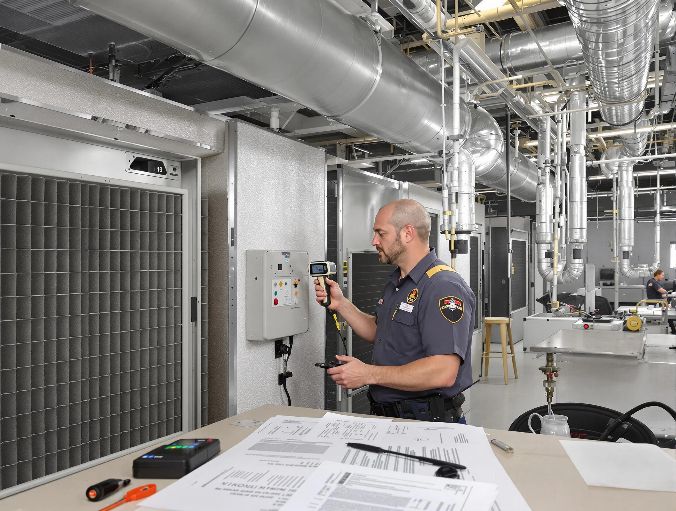 Professional filter system inspection by White City Air Duct Cleaning in White City